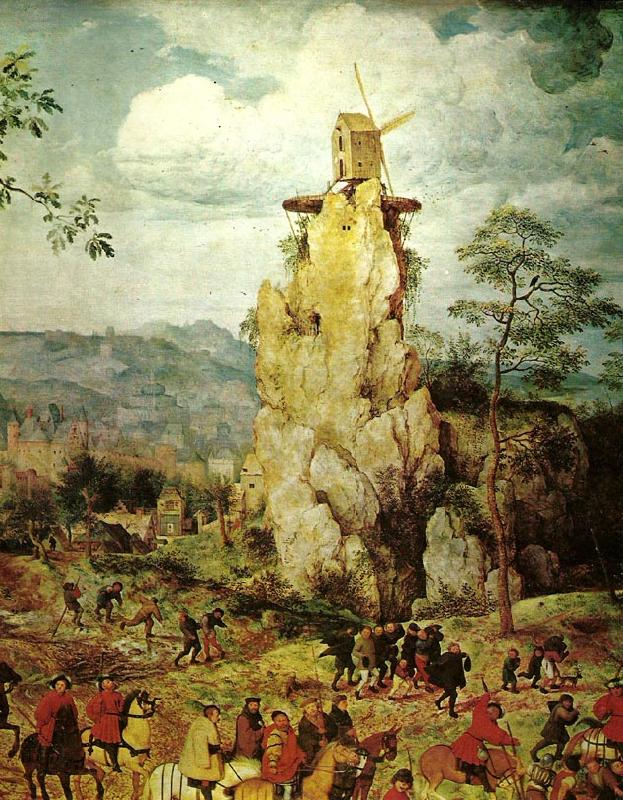 Pieter Bruegel detalj fran korsborandet oil painting image